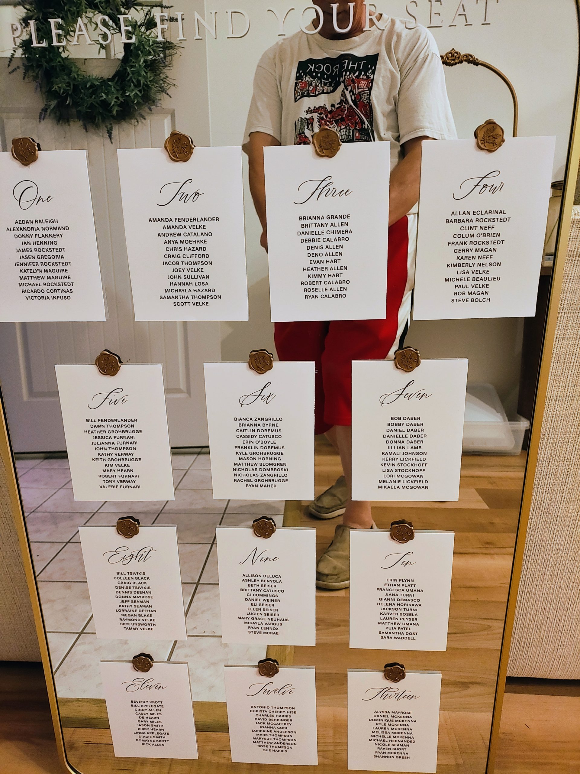 Seating Lists