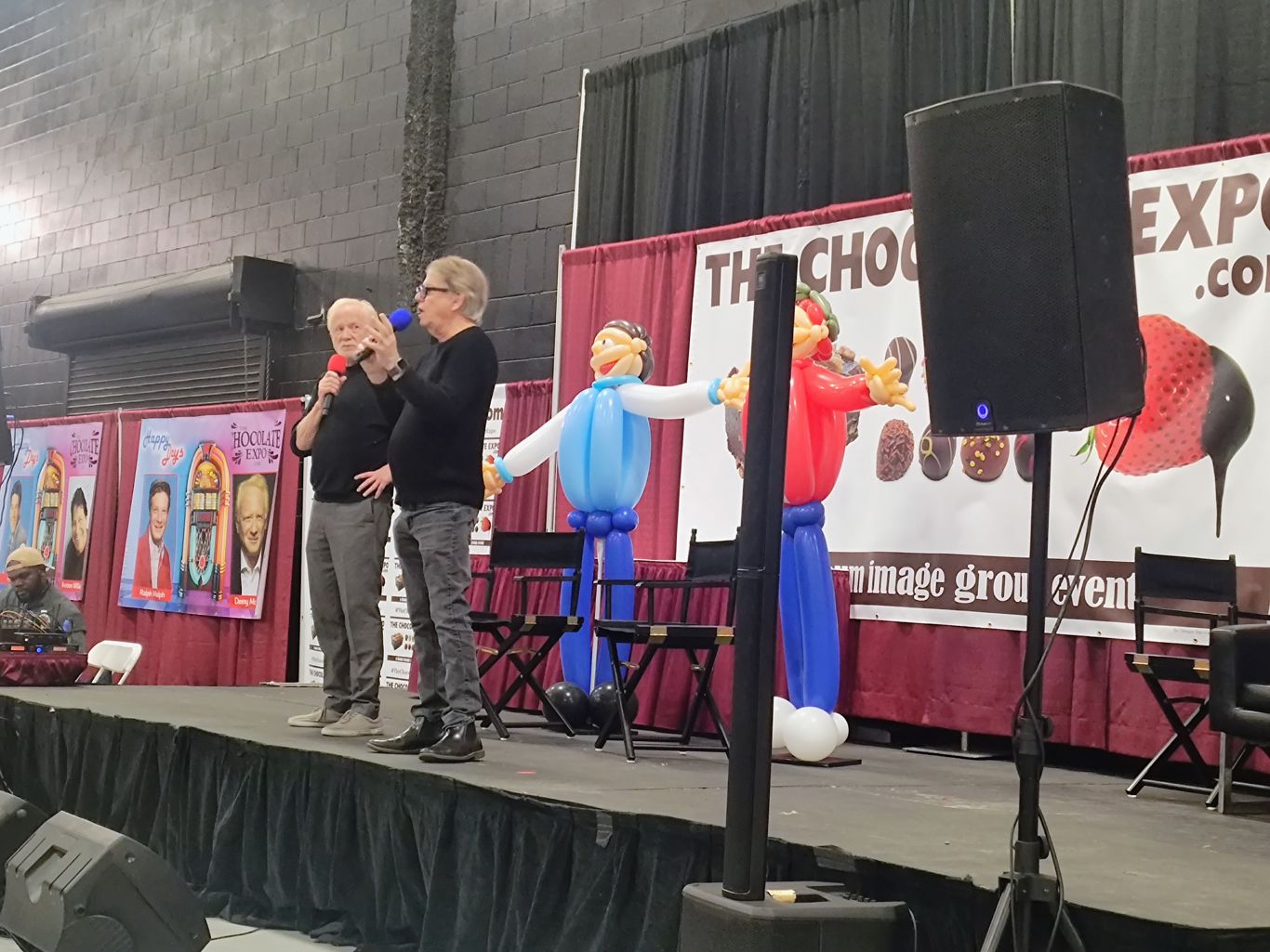 Ralph and Potsie at Chocolate Expo